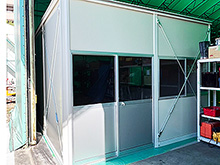 愛知県豊田市　倉庫内事務所