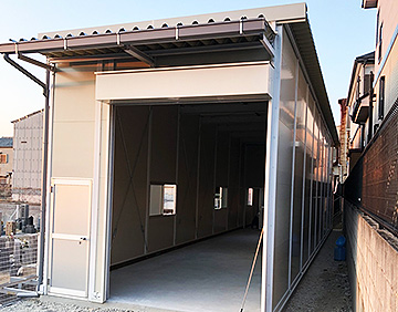 大阪府堺市工場 中古プレハブ