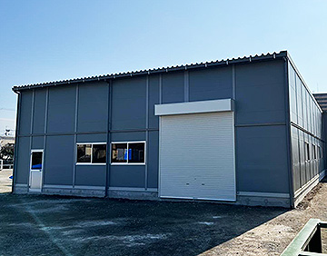 大阪府泉南市 機械部品加工工場 中古プレハブ