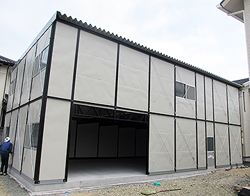 大阪府東大阪市 機械加工倉庫兼工場 中古プレハブ