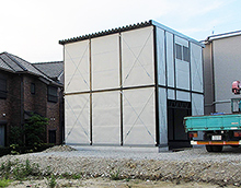 大阪府和泉市倉庫プレハブ