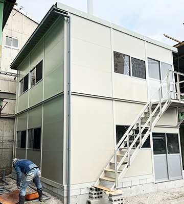 大阪府大阪市 休憩所 中古プレハブ