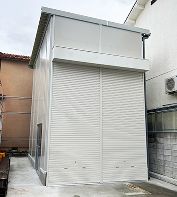 大阪府柏原市 倉庫 中古プレハブ
