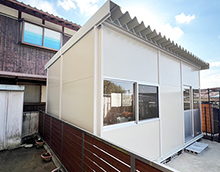 大阪府門真市倉庫プレハブ