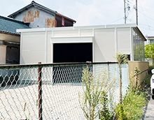 大阪府東大阪市内倉庫プレハブ