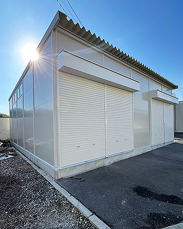 大阪府堺市　自動車整備工場　中古プレハブ