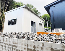 兵庫県三田市倉庫プレハブ