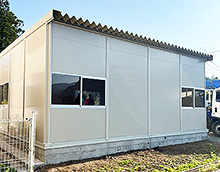 兵庫県三木市倉庫プレハブ
