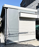 兵庫県枚方市T社様　会社横に機械倉庫設置　中古プレハブ