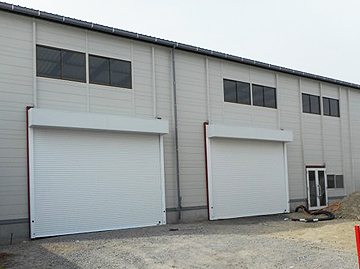 京都府京都市 機械部品加工工場のプレハブ