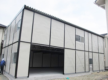 兵庫県加東市 設備機器保管加工作業場
