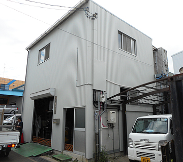 大阪府大阪市2階建てプレハブ事務所 写真①